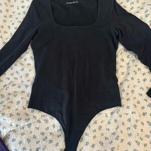 Black Long Sleeve Bodysuit